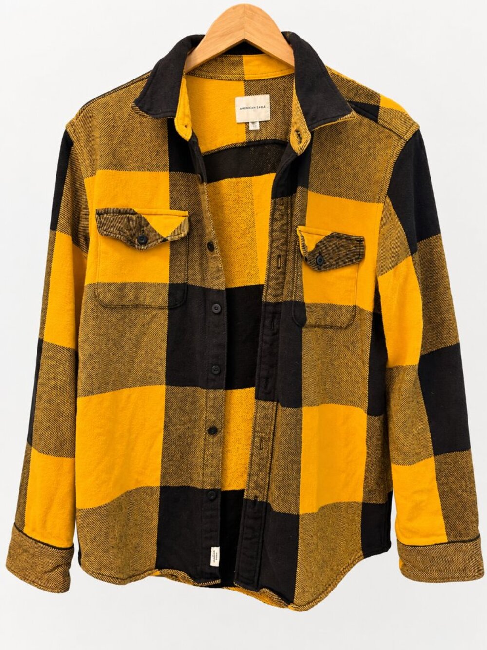 Plaid Flannel Shirt Jacket